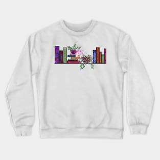 Fanfic Bookshelf Crewneck Sweatshirt